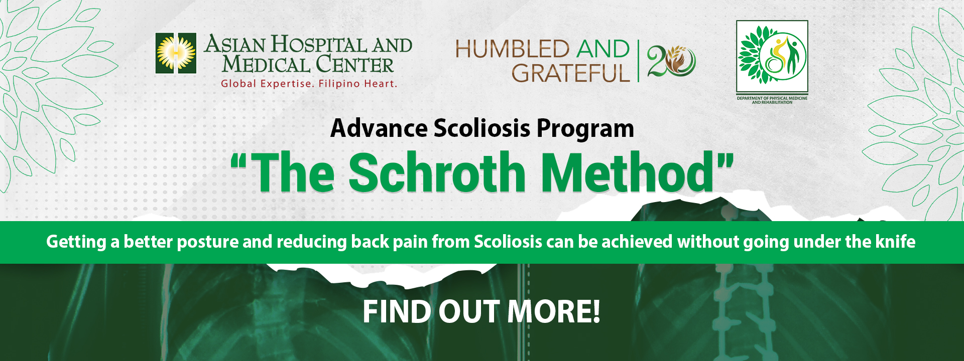 ADVANCE SCOLIOSIS PROGRAM PACKAGE